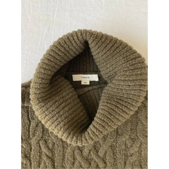 Vince Twisted Cable Shell Top